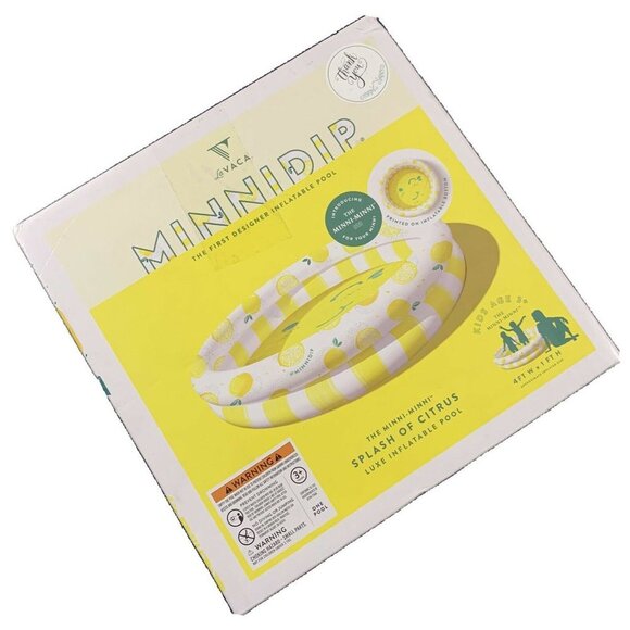 NEW MinniDip Citrus Inflatable Swimming Pool - Picture 1 of 9